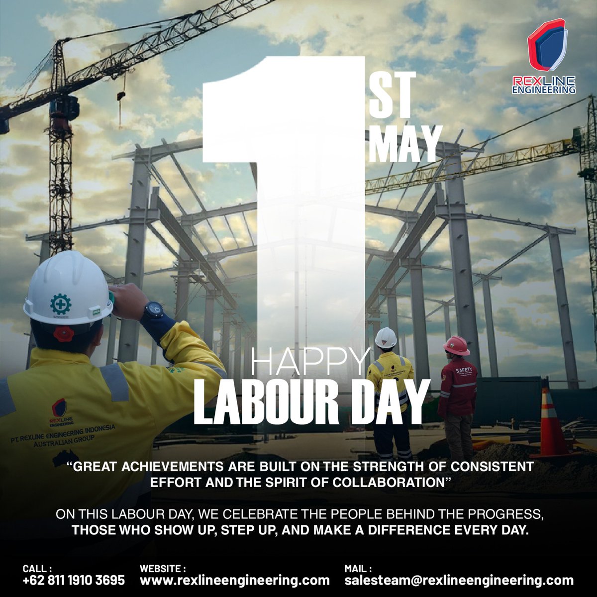 RexlineI's tweet photo. Happy Labour Day!
Today is a celebration of hard work, dedication, and the contributions that keep everything moving forward. May your efforts always be valued and your achievements continue to grow. Wishing you a day of rest, appreciation, and pride in all that you do! https://t.co/JIsmH9KyEF