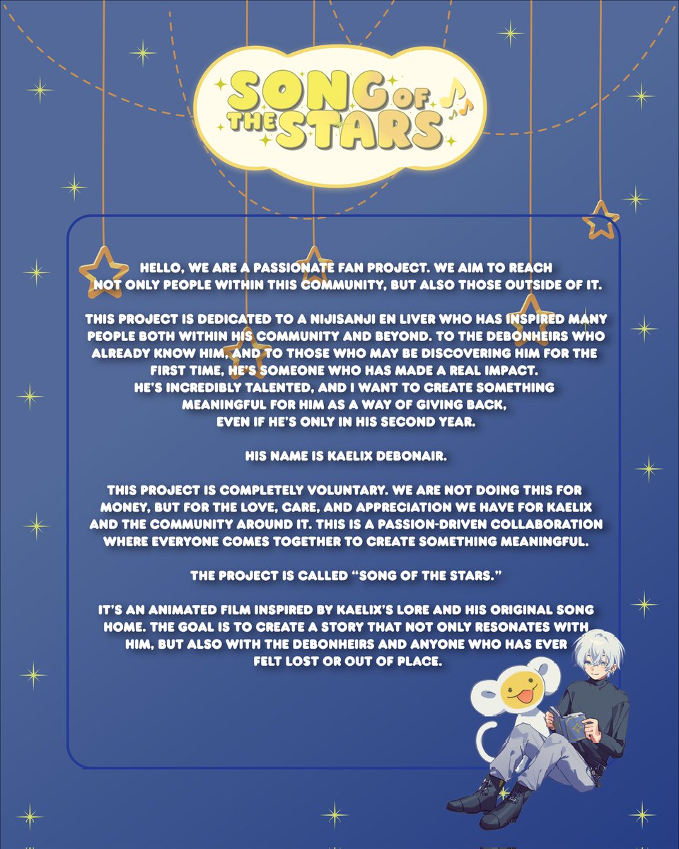 song of the stars ⭐️🌙 kaelix's fan project tweet media