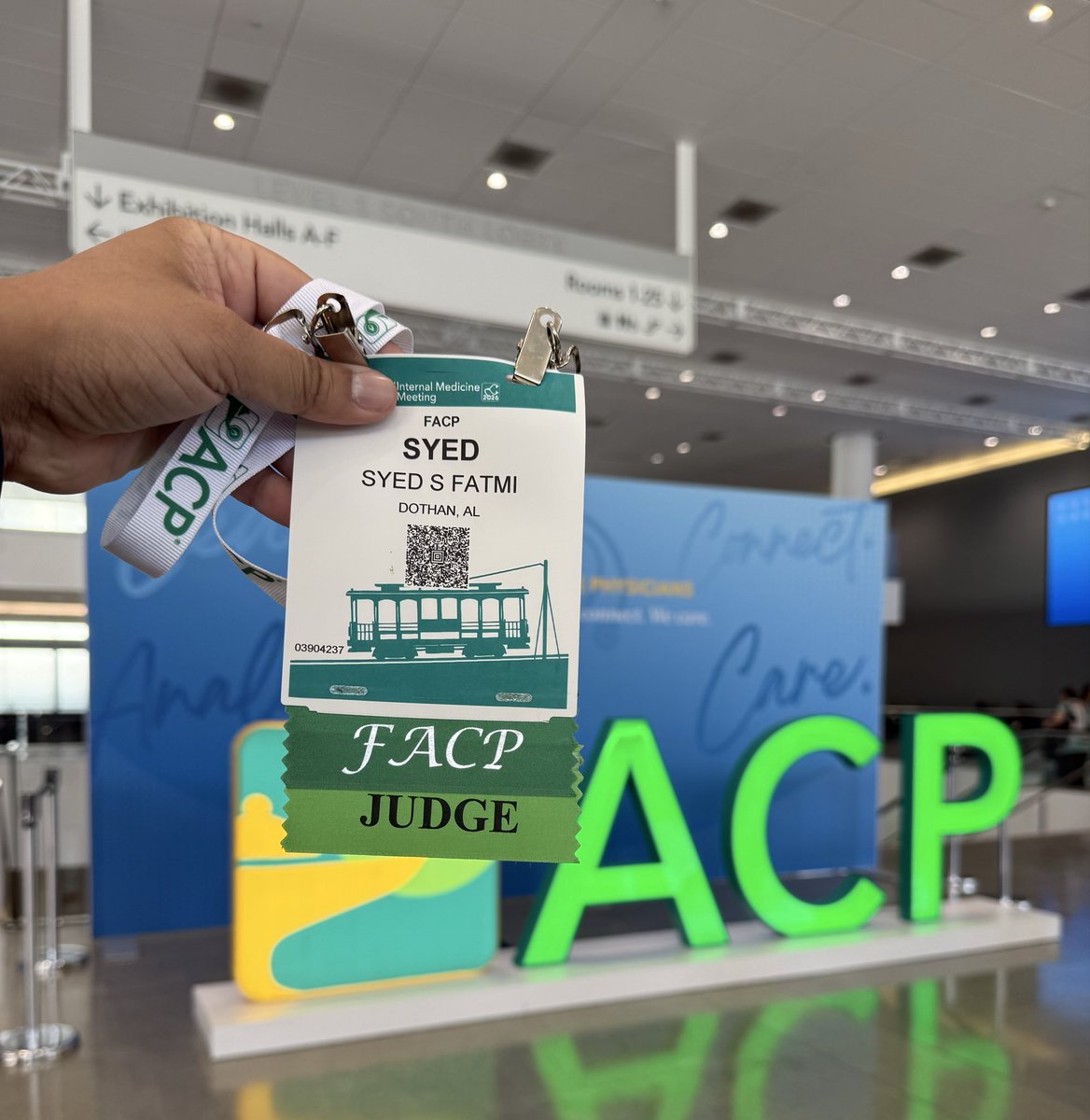 md_syedfatmi's tweet image. Earlier this month, attended the @ACPIMPhysicians conference in San Francisco and served as a judge for poster competition.
Great to see such strong research and fresh ideas. #ACPConference #InternalMedicine