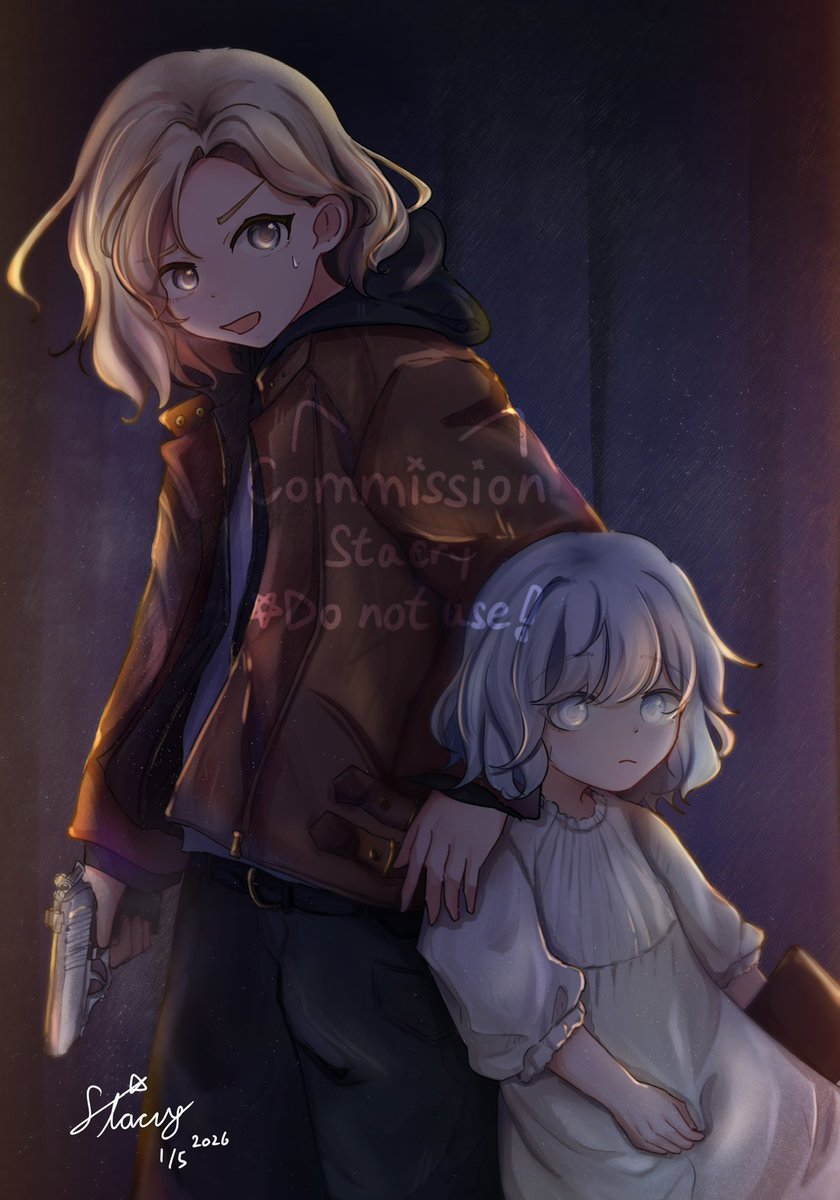 stacry_'s tweet photo. Commission of Emily and Grace from Resident Evil!

(Commission for @/thatguyinyourteam
 
Hopefully I didn't make any mistakes cuz I know nothing about the game lol

#residentevil9 #residentevilfanart #commission #香港委託 #residentevilart #art https://t.co/vFKVgZGouu