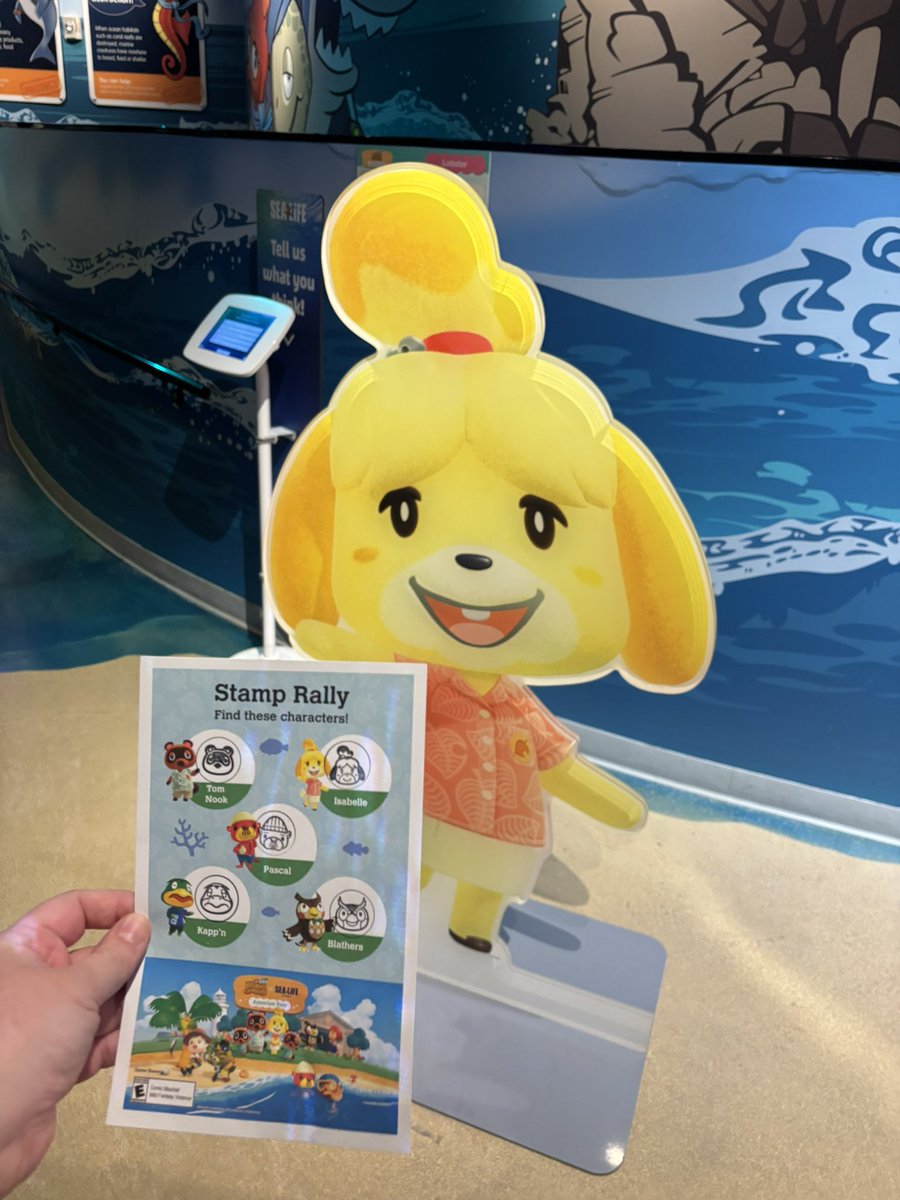 cosmacskeleton's tweet image. Visited the aquarium on the last day of the animal crossing take-over #sketchbook