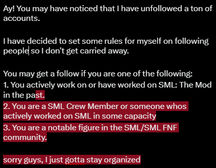 SML: The Mod | DEMO HOTFIX SOON 🔜 tweet media