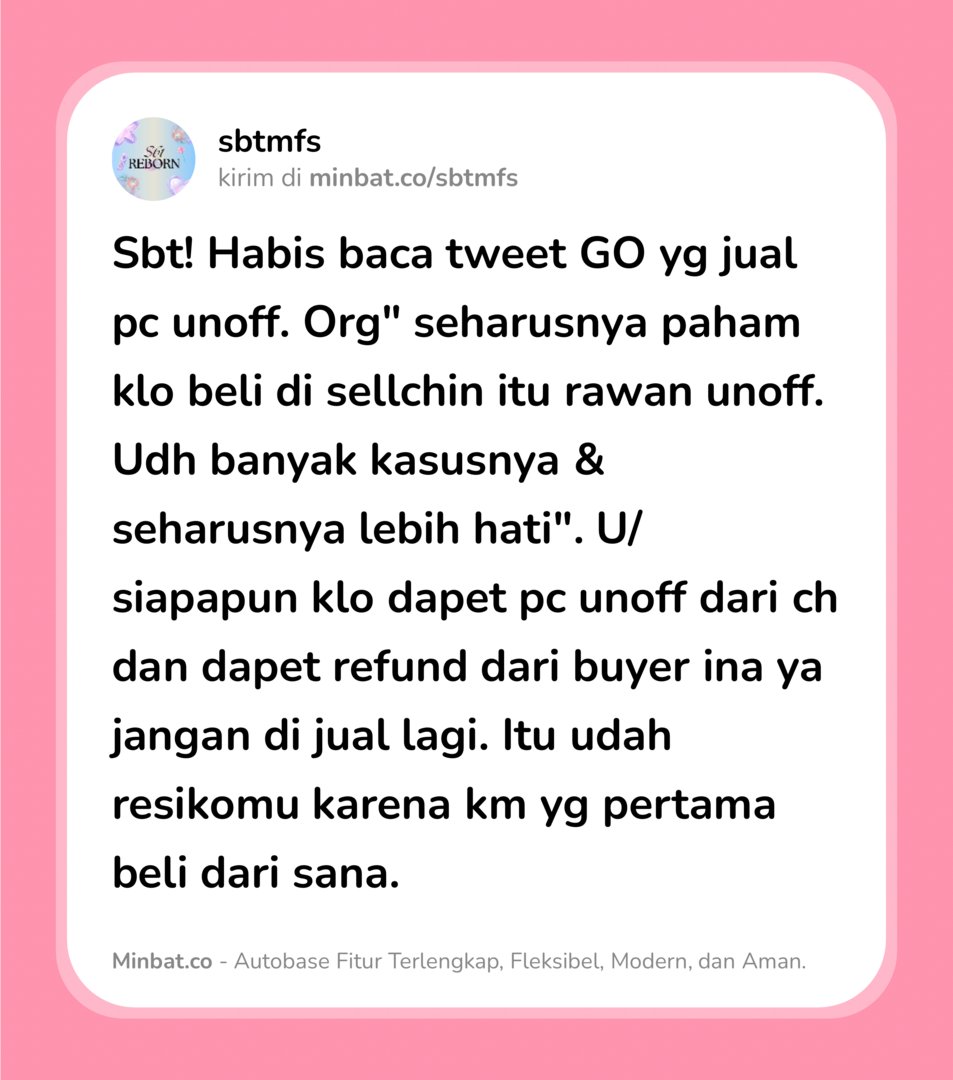 sbt reborn | kirim menfess cek bio tweet media