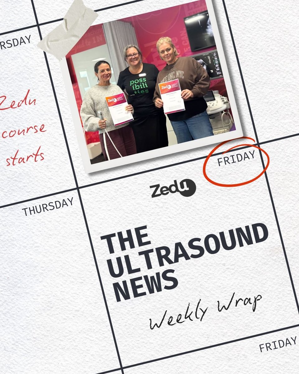 zedunow's tweet image. In this weeks issue of the #weeklywrap 
🫁post-COVID lung #ultrasound abnormalities linked with dyspnoea 
💸health economics of antenatal #POCUS in rural/remote care

👇For this &amp;amp; much more free to your device👇
ultrasoundtraining.com.au/news/zedu-week…

#ultrasoundtraining #foamed #meded #zedu