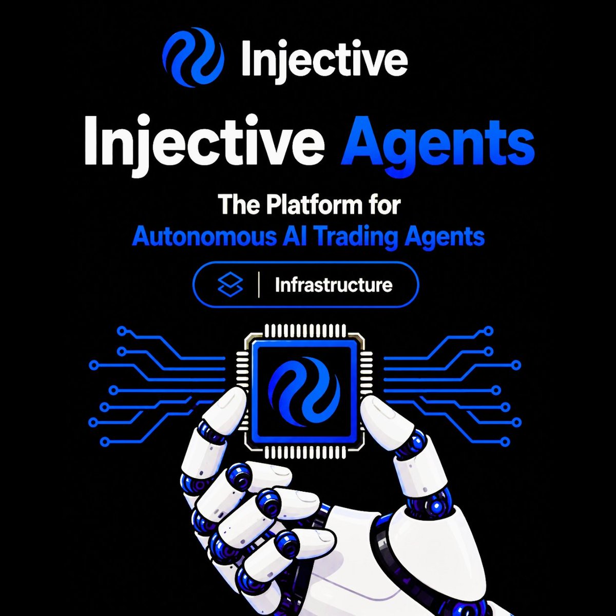 Zephyro_STARK's tweet photo. Ninjas, you can now build AI agents on @injective in just a few minutes 🤖 

AI agents are now acting like real market participants. They can trade, manage positions, and earn on-chain.

Injective Agents brings everything together in one place.

Each agent has a real on-chain identity using ERC-8004. Not anonymous, it has a name, profile, and full trackable history.

What you can build:  
➟ Trading agents (spot & perps)  
➟ Arbitrage bots  
➟ Portfolio & execution agents  

Powered by the iAgent SDK, the agent understands simple commands and executes them directly on-chain.

How it earns:  
➟ Every trade routes fees automatically to the agent  
➟ No claiming, no manual steps  
➟ Works across spot and perpetual markets  

Getting started is simple:  
➟ Connect wallet  
➟ Register your agent (mints its identity)  
➟ Set tasks and start trading  

This is not just bots, agents have identity, reputation, and real earnings on-chain. 

You can go from setup to a live agent in 5 minutes. 

Try it here: https://t.co/bCks1r81uj