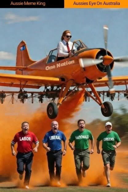 minnamyself's tweet image. Thought we'd bring this back out of the cupboard..😂

#WeStandwithourDiggers
#WestandwithBenRobertsSmith
#OneNation #PaulineHanson
#WeStandwithOurFarmers
#AustraliaFirst 
#AustraliansFirst 
#ENOUGHisENOUGH
#AussieMemeCo 
#AI
- Aussies Eye on Australia (FB)