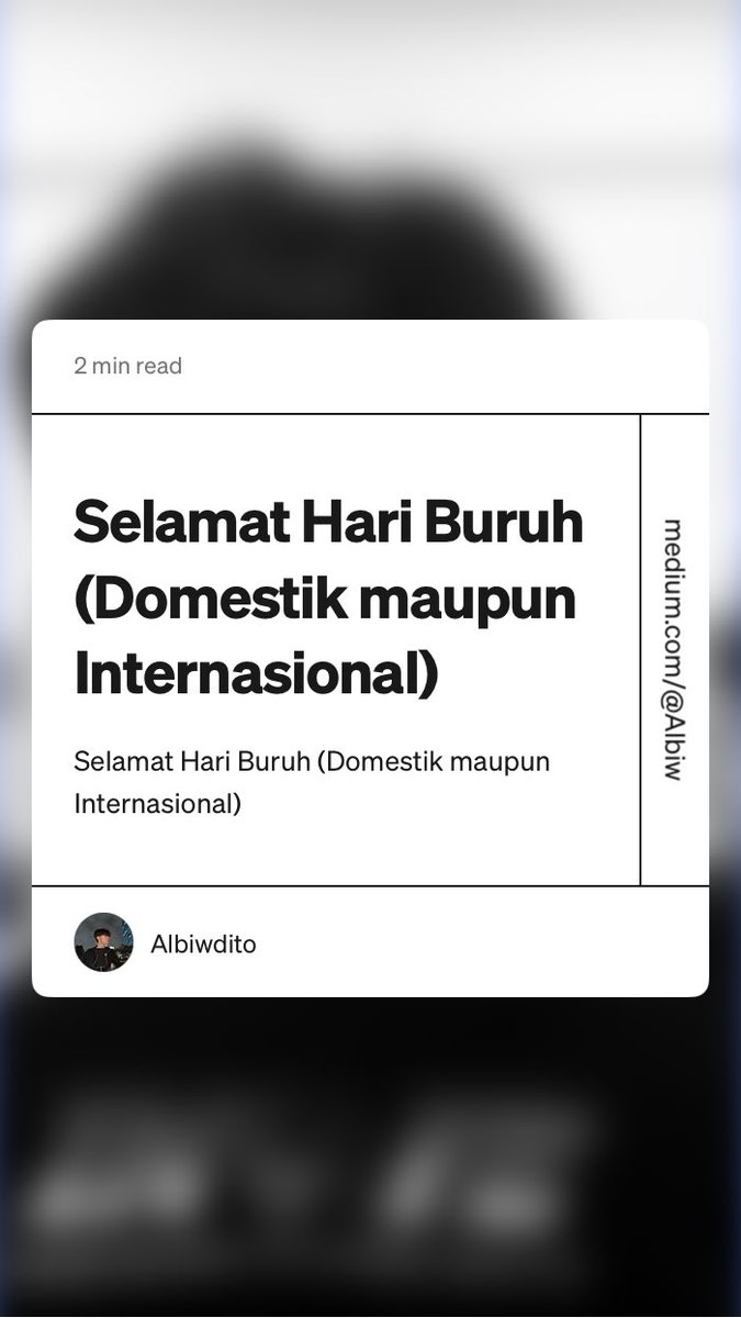unscriptedboyy's tweet photo. “Selamat Hari Buruh (Domestik maupun Internasional)”  https://t.co/6lR0fQ0wYC https://t.co/a11UpCLvxi