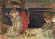 mhcoutinho_48's tweet photo. Charles Laval (Français,1862-1884):
“Femmes au bord de la Mer”, 1887. https://t.co/FA2ViGyzFf