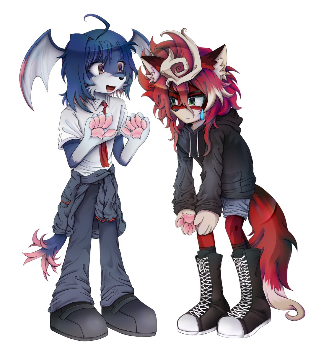 I spent so much time on this! ANIME FUZZIES FOR <a href="/glamfuresque/">joko</a>!!!!