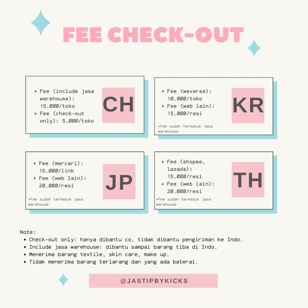 Jastip & CO Taobao, Mercari, Witchform, Shein tweet media