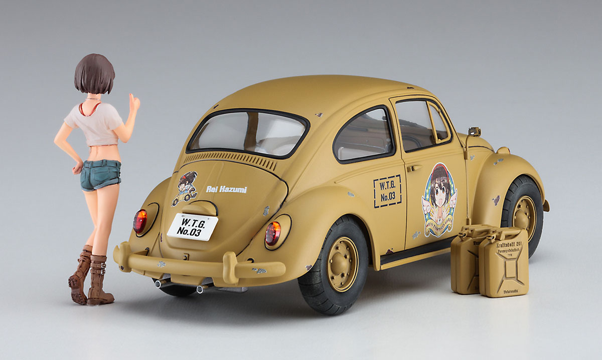 hasegawa_sales's tweet image. 【6月再生産情報】

SP488  1/24　ワイルドたまごガールズ No.03 フォルクスワーゲン ビートル “羽澄れい” w/フィギュア

ホットパンツ姿の羽澄れいのレジン製フィギュアを追加した特製キットです。

2026年06月18日頃発売 ！
ご予約宜しくお願い致します。
hasegawa-model.co.jp/product/sp488/
#ハセガワ #再生産