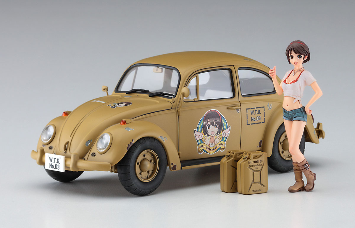 hasegawa_sales's tweet image. 【6月再生産情報】

SP488  1/24　ワイルドたまごガールズ No.03 フォルクスワーゲン ビートル “羽澄れい” w/フィギュア

ホットパンツ姿の羽澄れいのレジン製フィギュアを追加した特製キットです。

2026年06月18日頃発売 ！
ご予約宜しくお願い致します。
hasegawa-model.co.jp/product/sp488/
#ハセガワ #再生産