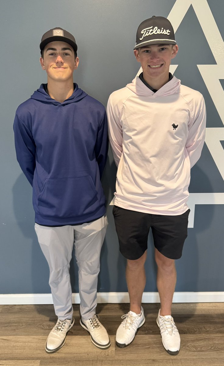 Stalbertsprtfan's tweet photo. Congrats to Ben Krohn and Mack Daley who were the Medalist and Runner-Up today at home against Glenwood! https://t.co/GZCxf5fyHM
