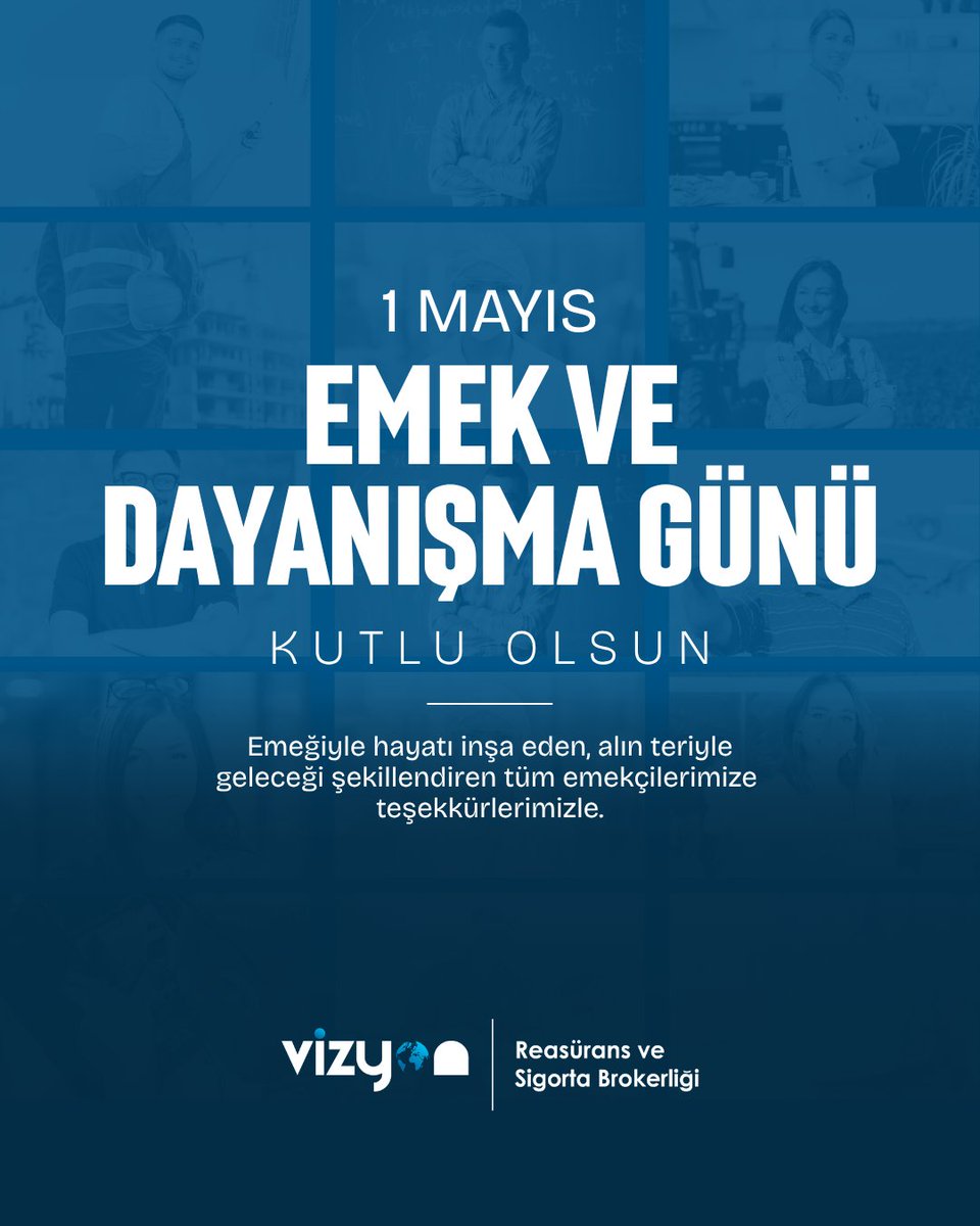 Emeğiyle hayatı inşa eden, alın teriyle geleceği şekillendiren tüm emekçilerimizin 1 Mayıs Emek ve Dayanışma Günü kutlu olsun.

☎ ️(0216) 412 57 57
💻 vizyonbroker.com.tr