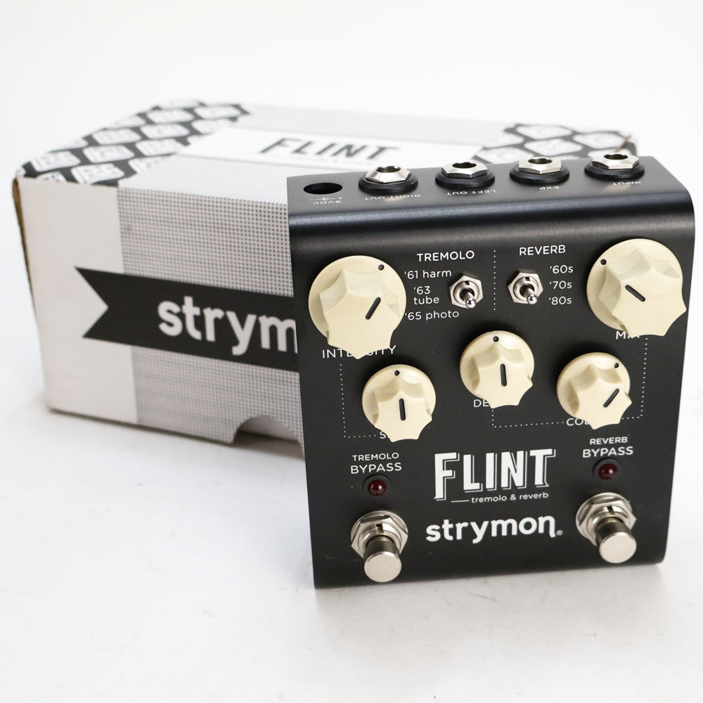 中古入荷🎸】トレモロリバーブ strymon FLINT V1 ✓ 状態：スレ傷あり