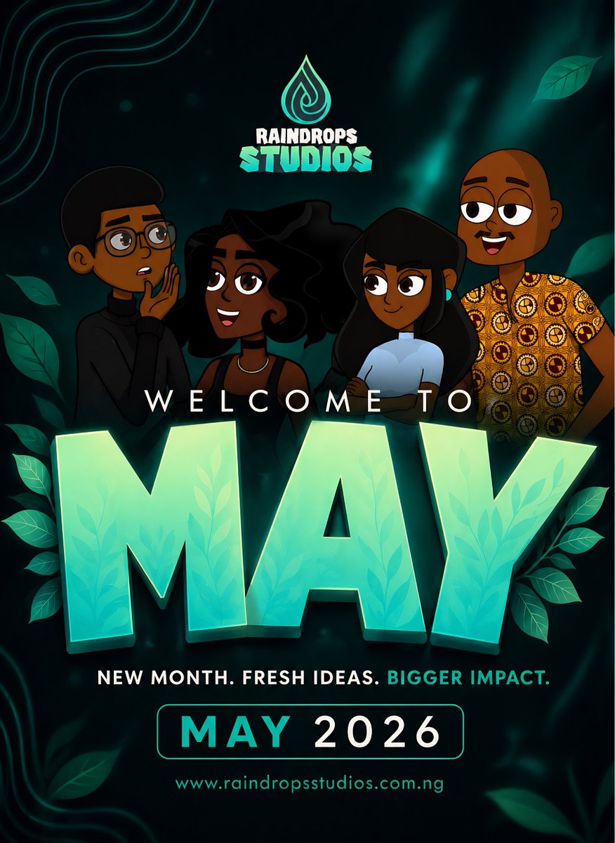 raindropsstudjo's tweet image. Welcome to May from all of us at Raindrops Studios, this month, we pray our work inspires you, uplifts you, and draws you closer to God, thank you for being part of what we’re building. #RaindropsStudios #ChristianCreatives #FaithInAction