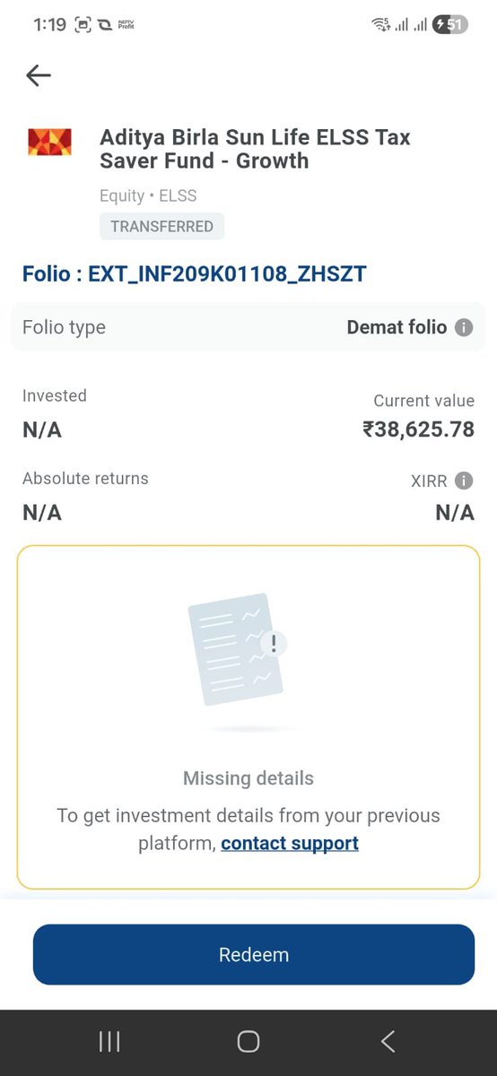 Ashish1Nanda's tweet image. In the mutual fund portfolio, we were only showing stocks bought thru Kotak Neo. 

That has now changed. 

Irrespective of where you have bought the Mutual Funds from, if they are in your Kotak Neo DP, you can sell/redeem them

Live on Ver 2.2.75.