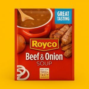 SAFoodStore's tweet image. Thanks to Royco dry soup mix online, you go from kitchen chaos to culinary legend. Ouma would’ve asked for the recipe.

😍Bold flavour. Zero fuss. 🇿🇦 Proudly South African. 
🛒 Buy now at #SAFoodStore 

safoodstore.eu/product-tag/ro…

#Delicious #Food #Royco