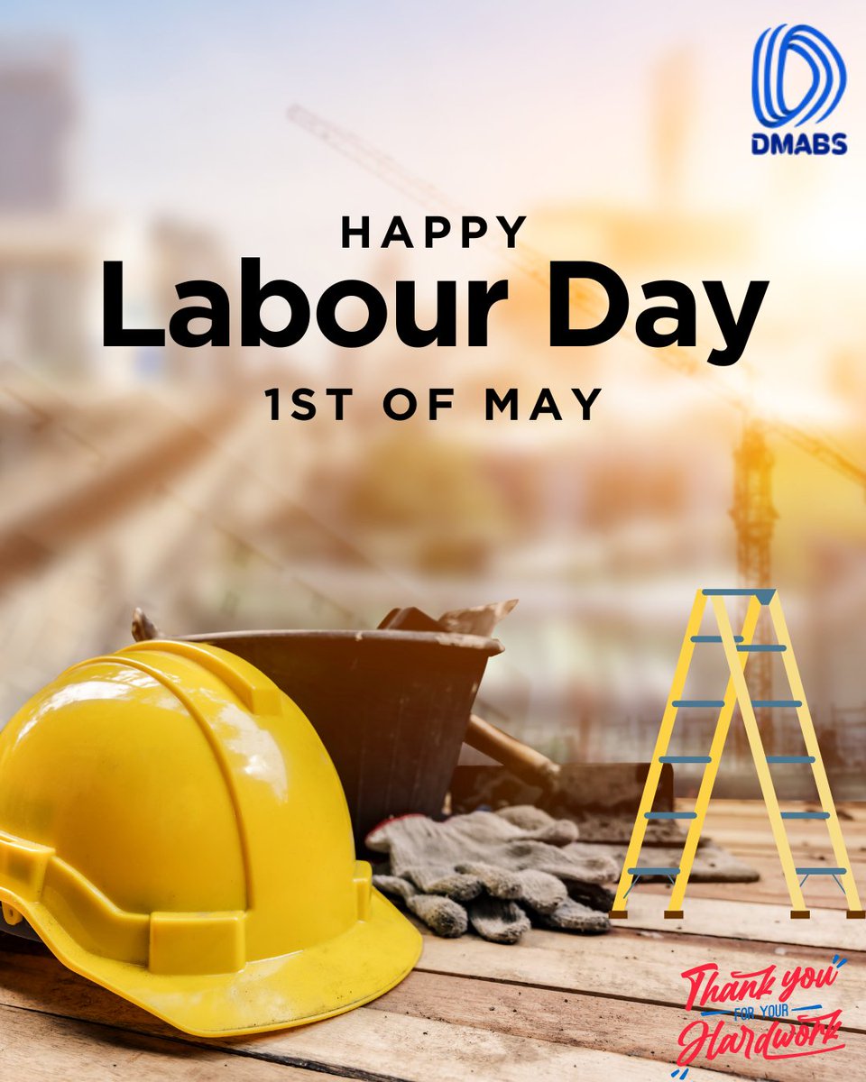 dmabs_digital's tweet image. Hard work is the foundation of every dream
#labourday #mayday #labour #workersday #labourdayweekend #happylabourday #internationalworkersday #staysafe #workers #labourlaw #labourrights #DMABS