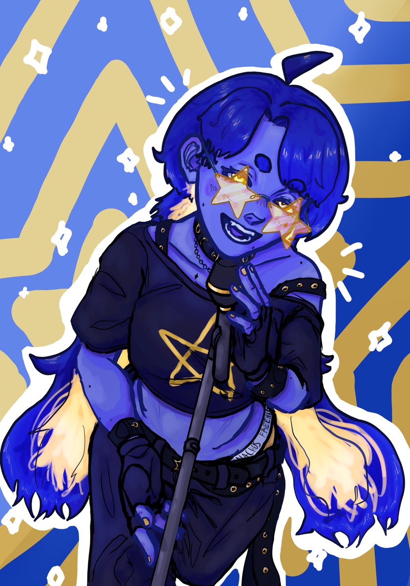 FreeNachos8's tweet photo. Some older art of my persona that I’m still happy with 👉👈 (whoa full pfp drop)

#art https://t.co/nQ36plSCRn