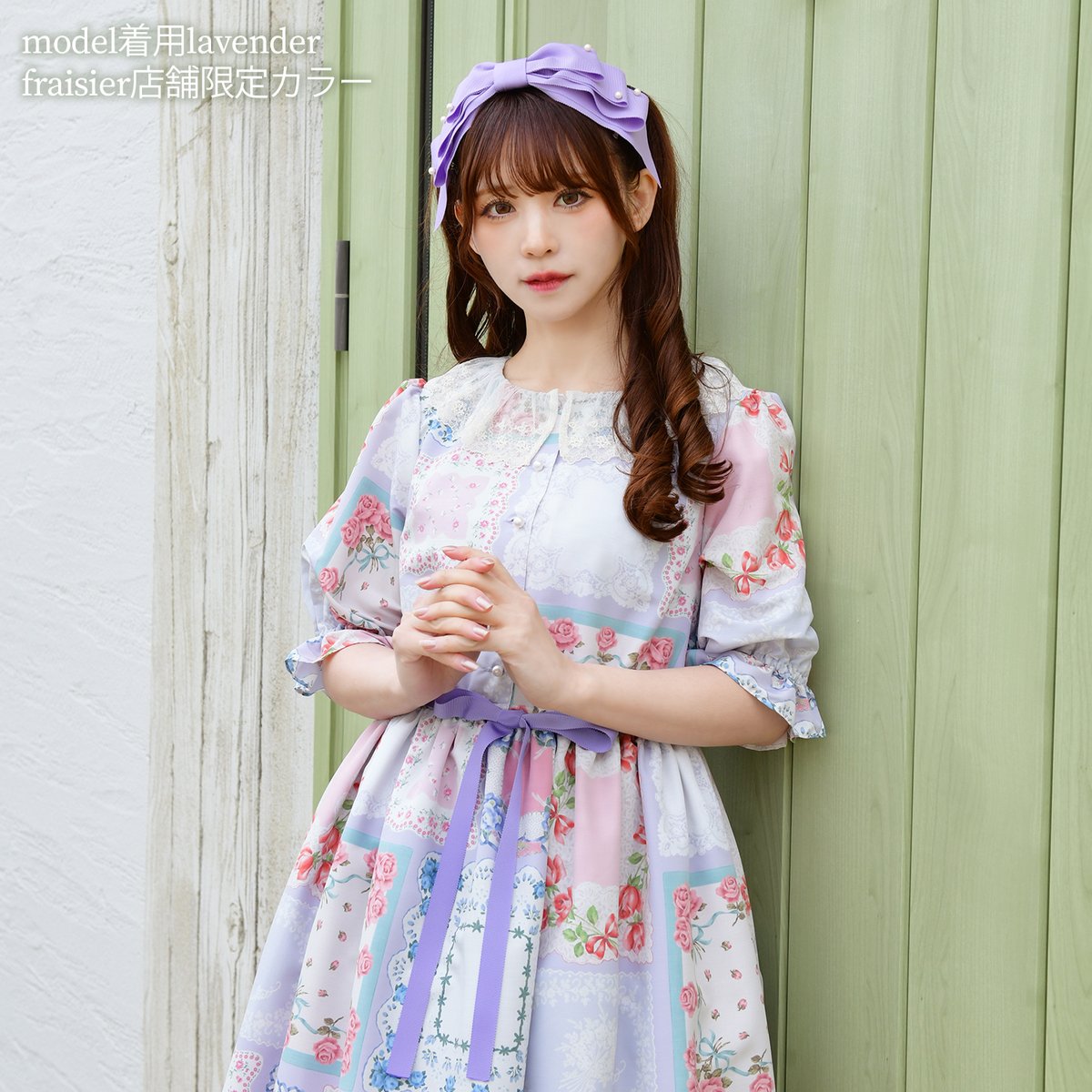 受注受付中☘️ オリジナルプリントシリーズ 🌹ローズハンカチーフ