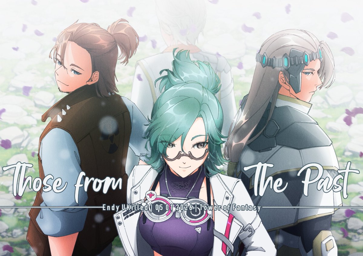 Endy_UKilled's tweet photo. Old Friends 🌻🤝🌻

“Those from the past.
There are quite a few in Hykros,
but very few on land.”

-Dr. Claire with Franz and Elric.

#CreatorofFantasy #ToFArts
#TowerofFantasy #ToF #幻塔 https://t.co/8SLnnSG9V9