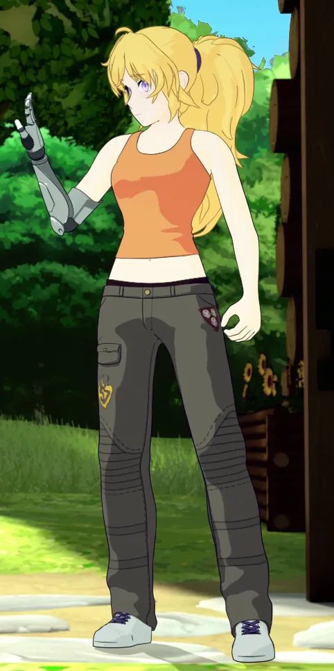 jaYTgameNews's tweet image. Yang in her pyjamas. 2/2 #YangXiaoLong #RWBY