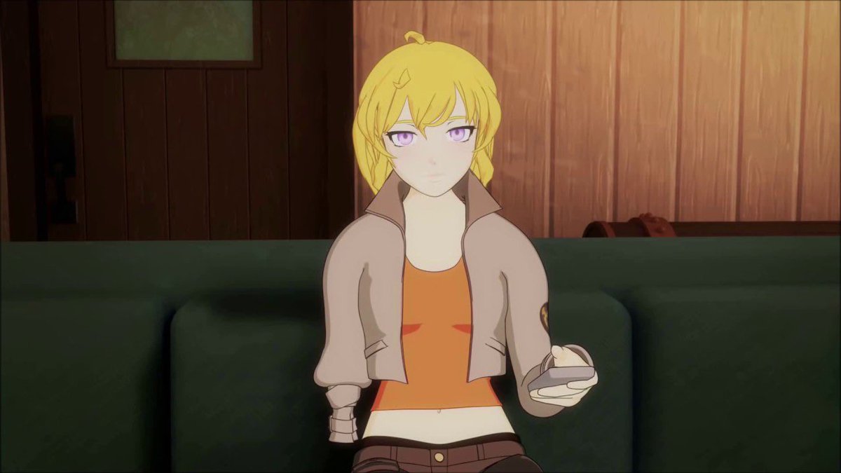 jaYTgameNews's tweet image. Yang in her pyjamas. 2/2 #YangXiaoLong #RWBY