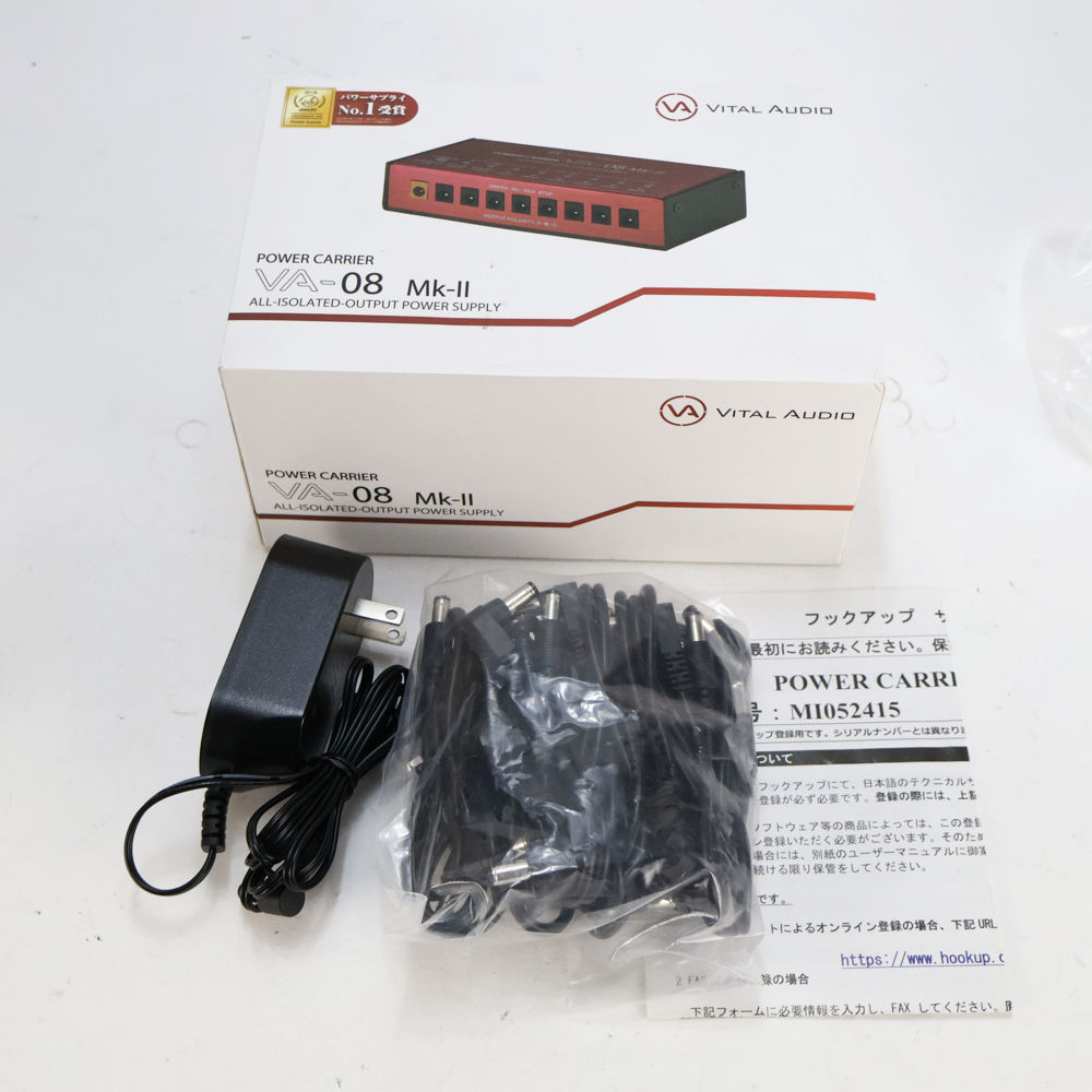 中古入荷🎸】バイタルオーディオ パワーサプライ Vital Audio VA-08 Mk