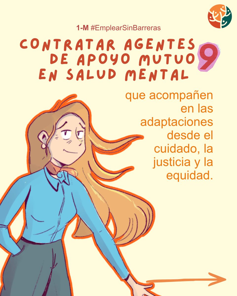 consaludmental's tweet photo. ¿Conoces el valor que puede aportar una persona agente de apoyo mutuo en #SaludMental?

En el #1demayo #1ºdemayo reivindicamos la contratación de las personas con #discapacidad psicosocial en este ámbito

#EmplearSinBarreas @MSocialGob ➡️https://t.co/sqQa0qiYIv #1demayo #1Mayo https://t.co/tto4fgkGU4