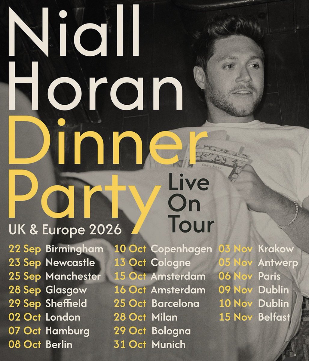 Niall parlando del Dinner Party Live On Tour:

“È bello lavorare con 4 album, è buffo come canzoni che hai scritto nel primo album si abbinino a questo album per qualche strano motivo e potrebbero stare bene vicine nella setlist. Fare la tracklist è diverso dalla setlist, mi