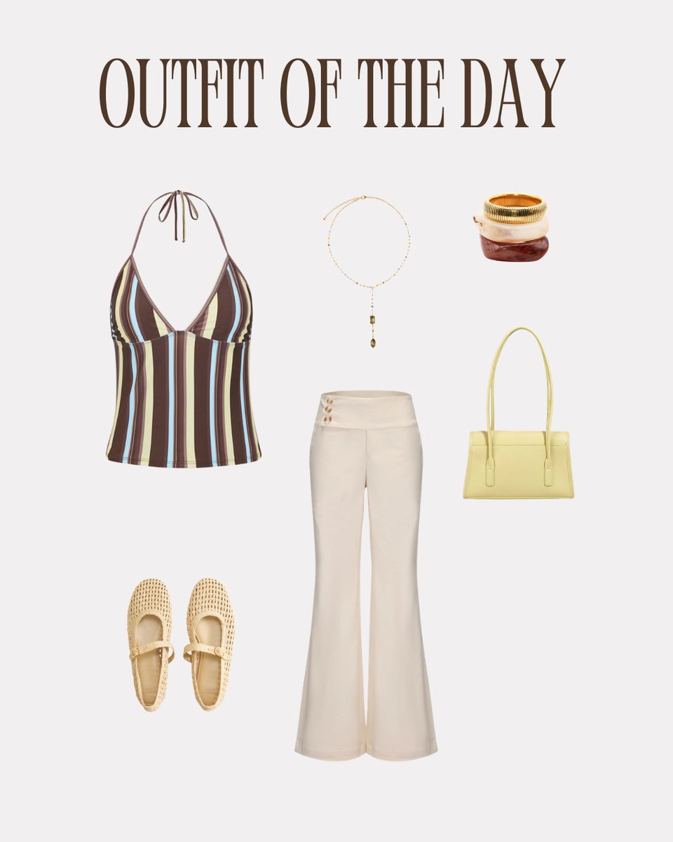 londonorganicpr's tweet image. OOTD inspo 🤎✨
Serving laid-back cool with a hint of celestial energy—striped moments, low-rise cargos, and the cutest crochet flats to tie it all together. Effortless, but still doing the most.
#OOTD #OutfitInspo #StreetStyle #StyleInspo #EverydayLooks