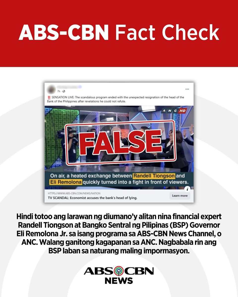 ABS-CBN Fact Check tweet media