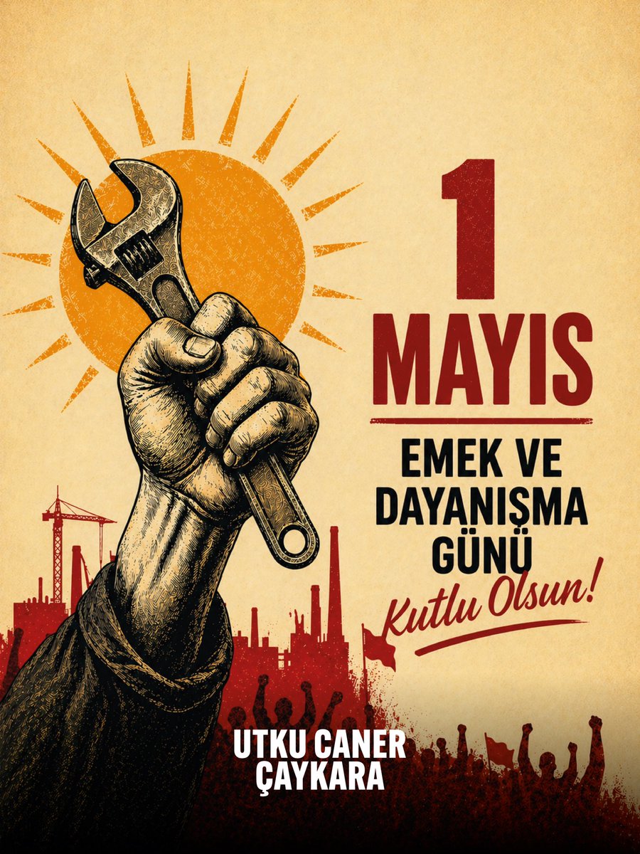 utkucaykara's tweet photo. 1 Mayıs; emeğin, alın terinin ve dayanışmanın en güçlü simgesidir.

Avcılarımız için özveriyle çalışan, alın teriyle kentimize değer katan tüm emekçilerimiz başta olmak üzere, emeğiyle hayatı güzelleştiren herkesin 1 Mayıs Emek ve Dayanışma Günü’nü içtenlikle kutluyorum.

Daha adil, daha güçlü ve daha yaşanabilir bir gelecek; emeğe değer veren, emekçinin hakkını koruyan bir anlayışla mümkündür. Bizler de her zaman emeğin ve emekçinin yanında olmaya devam edeceğiz.
