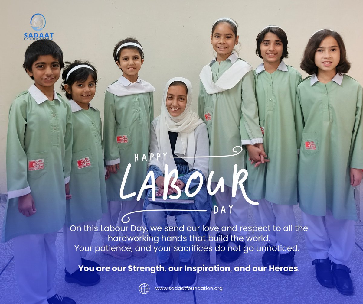 SF_KPK's tweet image. جو موت سے نہ ڈرتا تھا وہ بچوں سے ڈر گیا 
ایک رات خالی جب وہ گھر گیا ۔

On this Labour Day, we send our love and respect to all the hardworking hands that build the world. 
Your patience, and your sacrifices do not go unnoticed.  

 #internationallabourday #staysafe #labourlaw