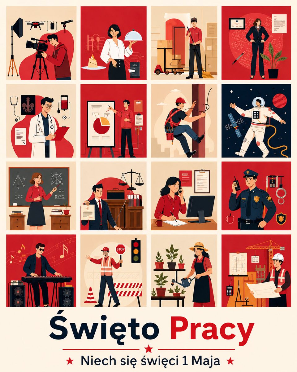 pskubiszewski1's tweet photo. Niech się święci 1 Maja 😀✊👍🌹 https://t.co/63BeByVqgF
