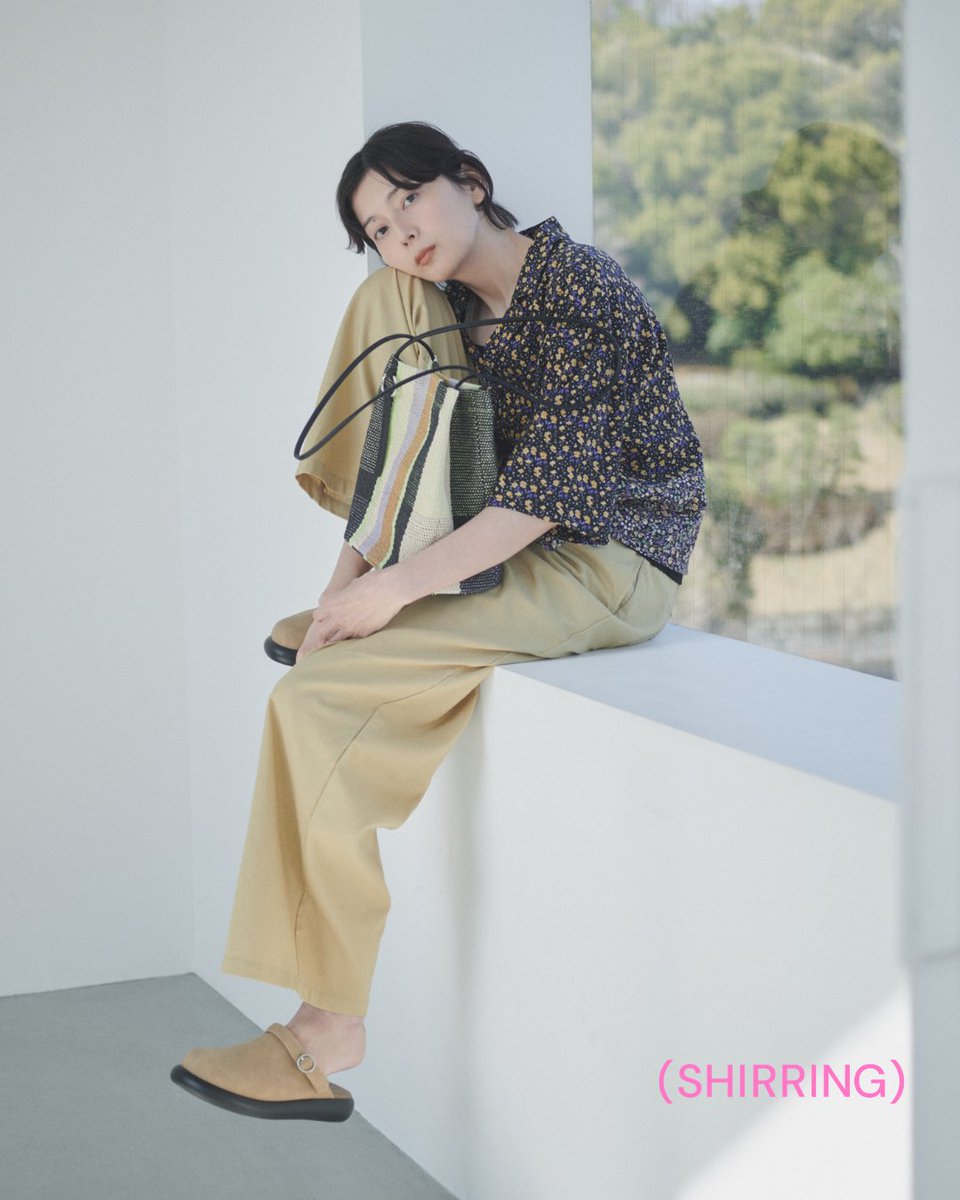 菊池亜希子と2本のパンツ】 夏は毎日、このパンツ。 きれいに見える