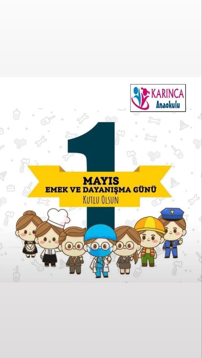 OzelkarN's tweet photo. Emeği ve alın teriyle yarınlara umut taşıyan tüm emekçilerin #1Mayıs Emek ve Dayanışma Günü’nü yürekten kutluyoruz.

#karıncaanaokulu 
#karıncakids 
#emekvedayanışmagünü https://t.co/Q0w3MoQnSr