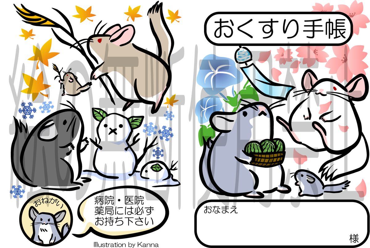 入稿しますた('Д')ｱﾋﾞｬﾋﾞｬﾋﾞｬﾋﾞｬ
ちゃんと患者様情報記入ページあります。
マジでお薬手帳です。