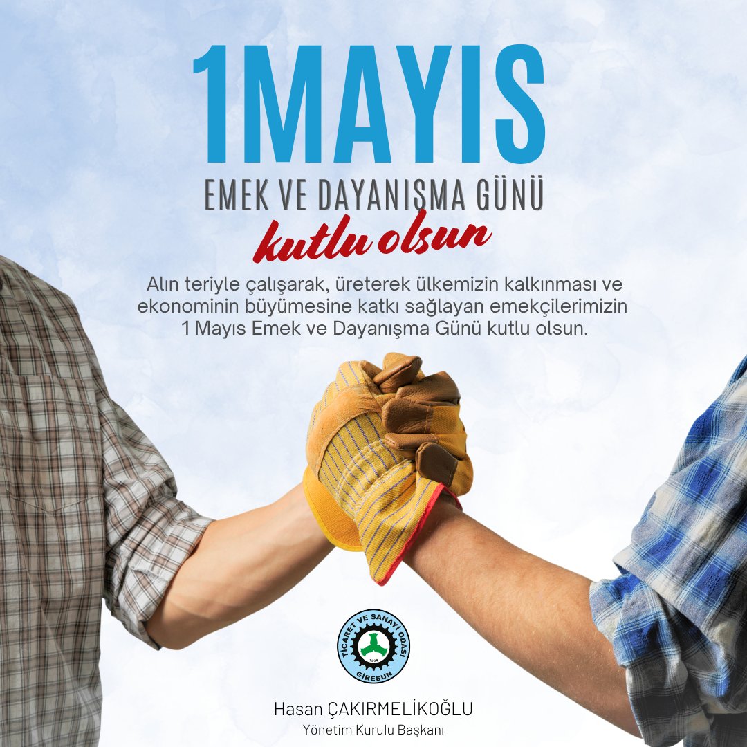 Emek ve alın terinin en yüce değer olduğuna inandığımız bu özel günde, tüm çalışanlarımızın 1 Mayıs İşçi Bayramı’nı kutluyoruz. Emek ve emekçinin bayramı olan 1 Mayıs, üretimin ortak hedefi ve toplumsal dayanışmanın en güçlü simgesidir.