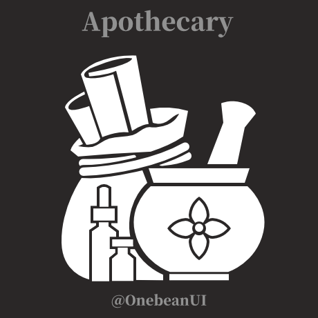 stealbean722's tweet photo. Class Icon: Apothecary #VectorArt #AffinityDesigner #GameDev #FreeResource #ThiefIcon #GameUI #RPGAssets https://t.co/2OJIRkfPqF