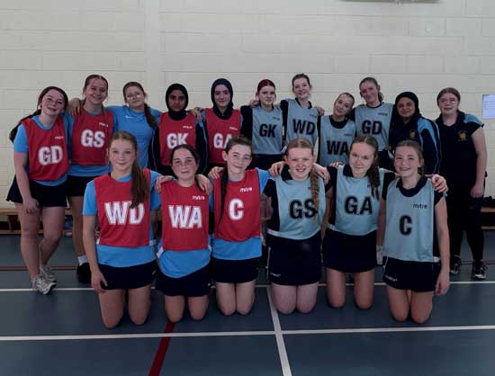 Bangor_Academy's tweet photo. The Year 9 Academy netballers have had such a successful season that the TAGSA final meant our A team would face our B team.  ➡️ https://t.co/TrN3ALn8ZS https://t.co/Ndg6b2aE8u