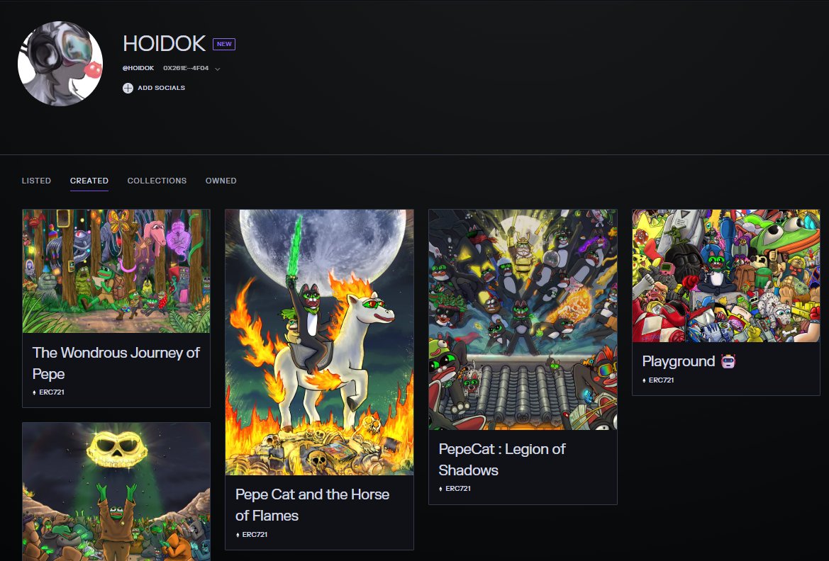 Hoidok619's tweet photo. I'M BACK.😻
Step into my collection: https://t.co/pisnvqs0hM
Come join the chaos, my fren. https://t.co/WvigcqW4Qj