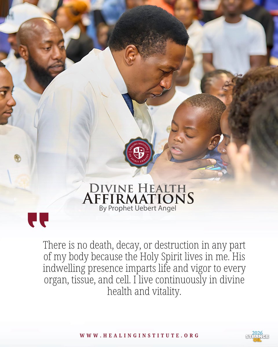 healinginst's tweet image. DIVINE HEALTH AFFIRMATION 

#uebertangel #healinginstitute #healing #affirmation