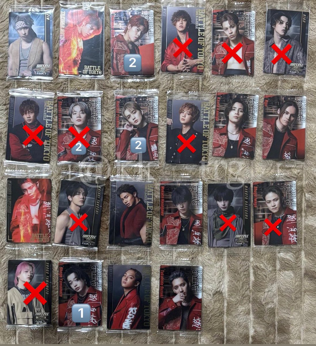 kk__trg's tweet photo. 求）LIKIYA >剣>山本光汰 （異種可）又は 買取
譲）下記

ALTに開封、未開封かいてます🙏🏻
固定ツイご覧の上反応ください⭐️

generations therampage fantastics ballisticboyz bot battleoftokyo ジェネ ランペ ファンタ バリ 交換 買取 https://t.co/qLclwhOmjC