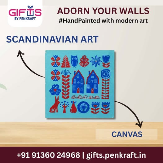 PenkraftTweets's tweet image. #Buy this Unique hand-painted Scandinavian art on Canvas by #Penkraft
You can buy this on our website: shorturl.at/R4Qh2
Or at
Amazon India: amazon.in/dp/B09W2T72G1
+91 9136024968
#handpaintedgifts #StayHomeStaySafe #atmanirbharindia #vocalforlocal #handpainted #Tray #Gifts