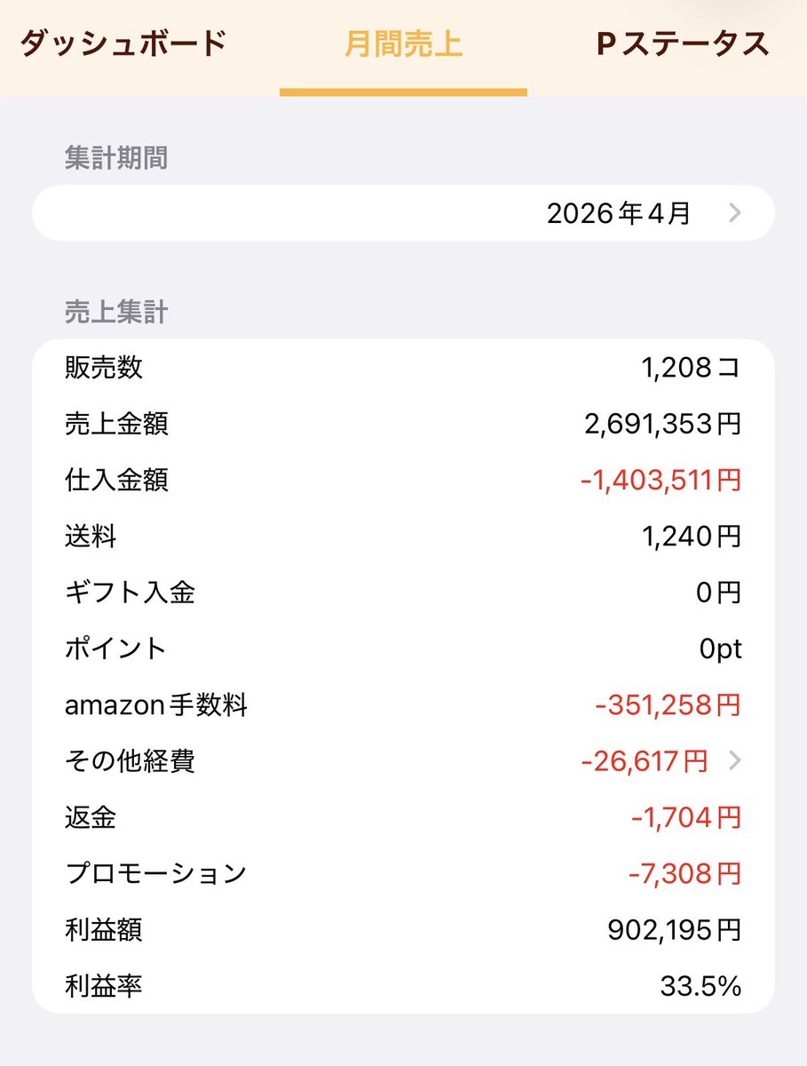 たく@のっかり物販 tweet media