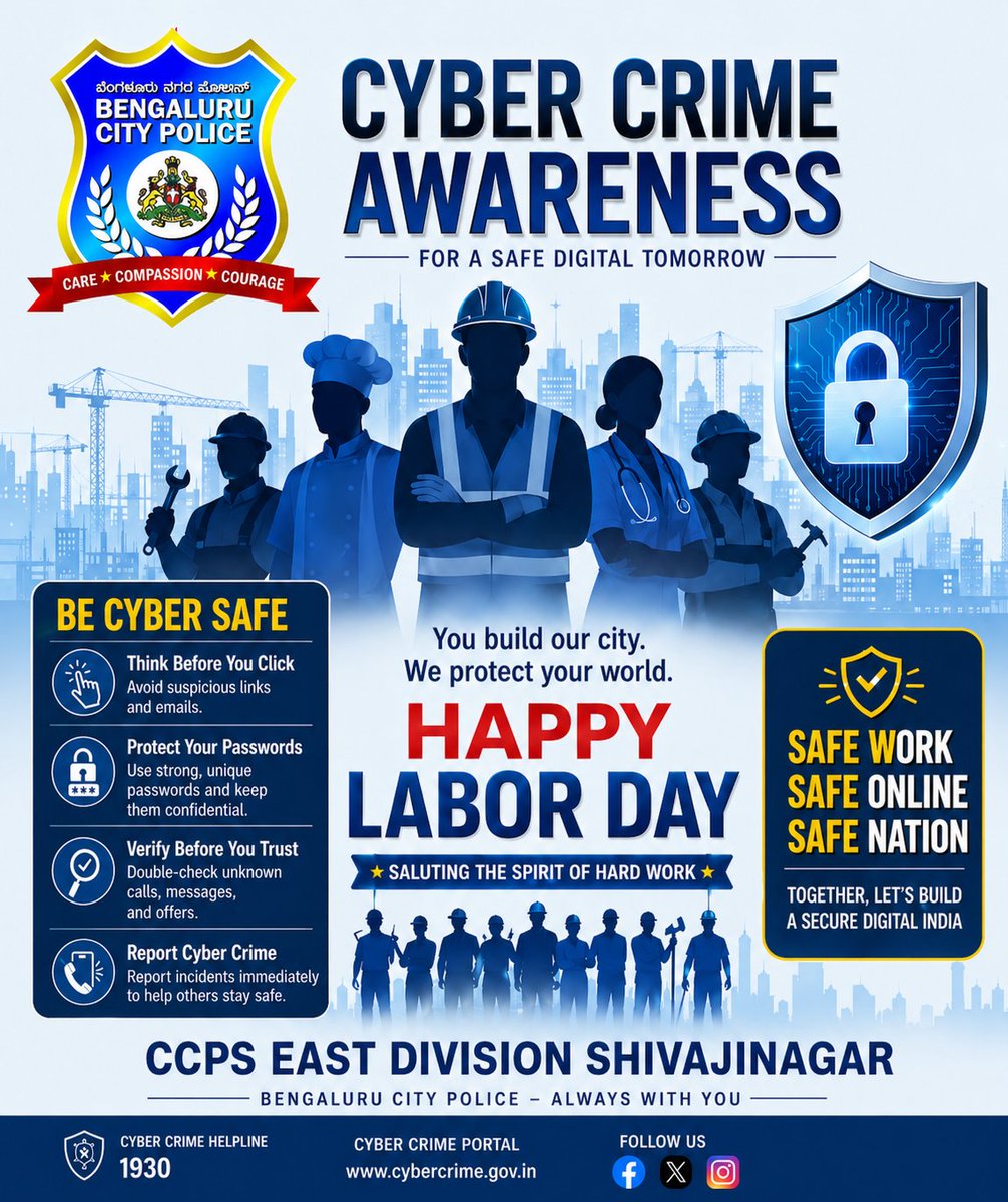 Cyber Police Station East Division Bangalore City tweet media