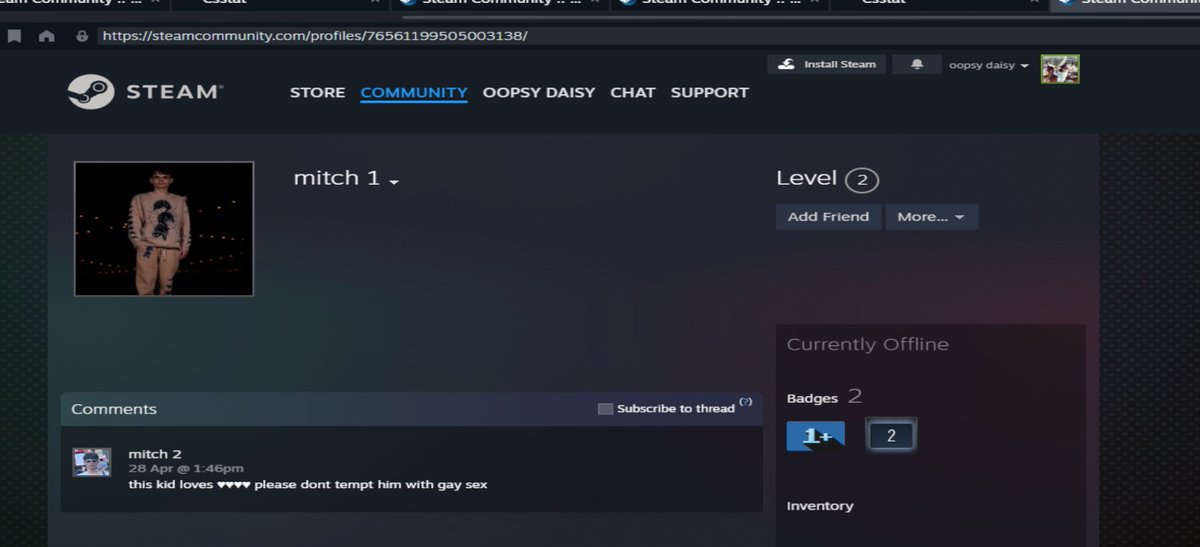 ArcticHowled's tweet photo. People have elite levels of hatred on cs https://t.co/cnBU3DCsPK