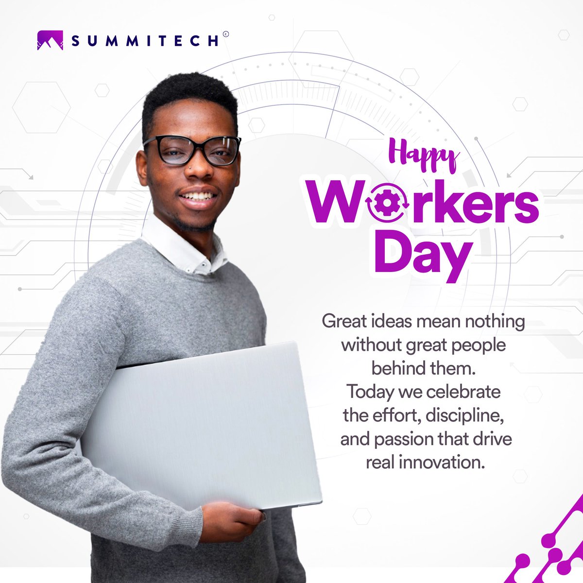 SummitechIO's tweet image. Happy Workers’ Day! 

Today, we celebrate the resilience, passion, and dedication that drive progress every day. 

We appreciate your commitment, efforts and the value you bring. 

#happyworkersday #workersday2026  #internationalworkersday
#digitaltransformation #summitech